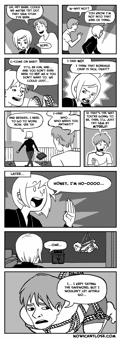 The safeword is "Reaganomics"