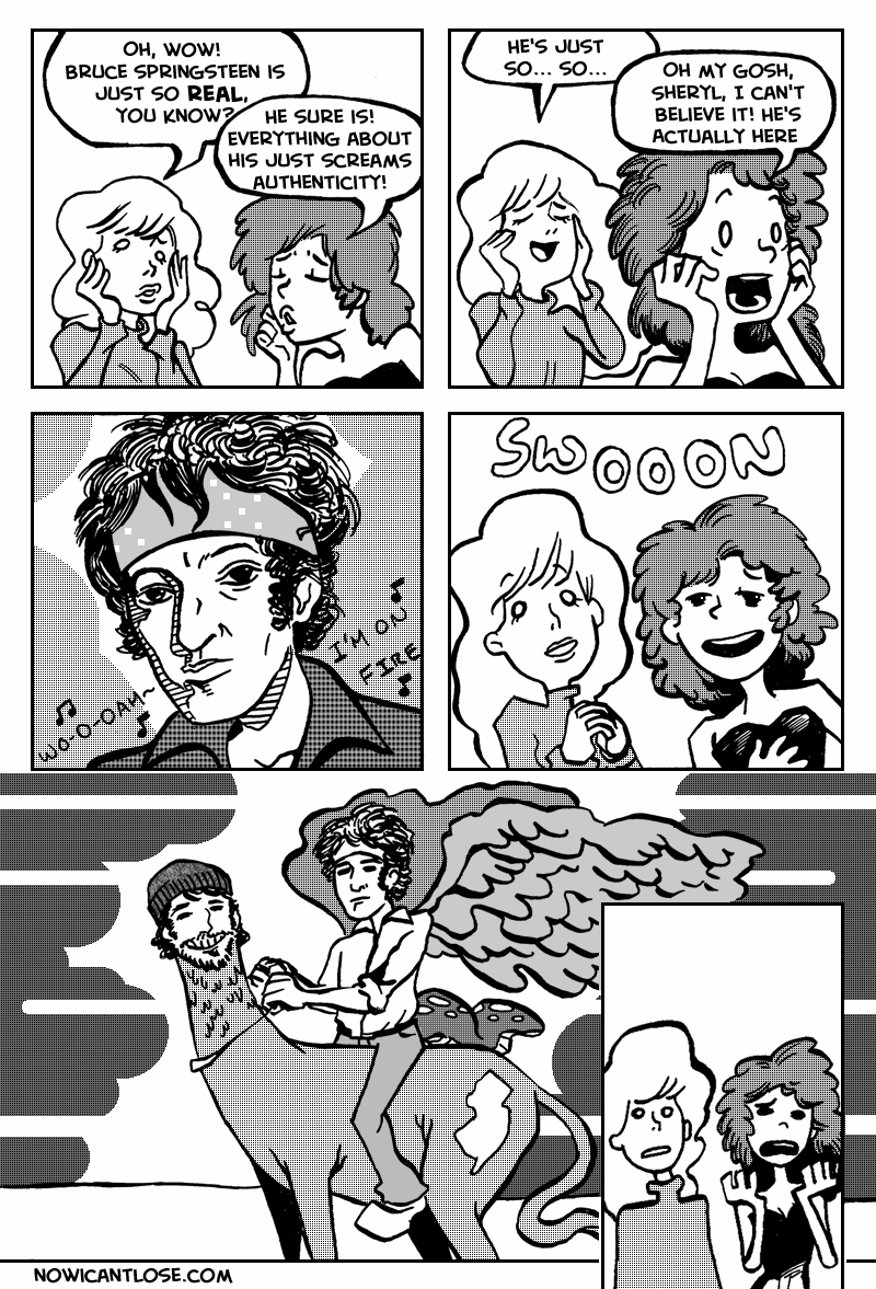 The Boss isn't nearly real enough here...