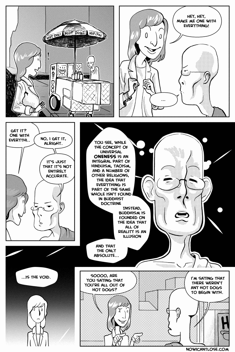 And Buddhist monks are vegetarians, so...