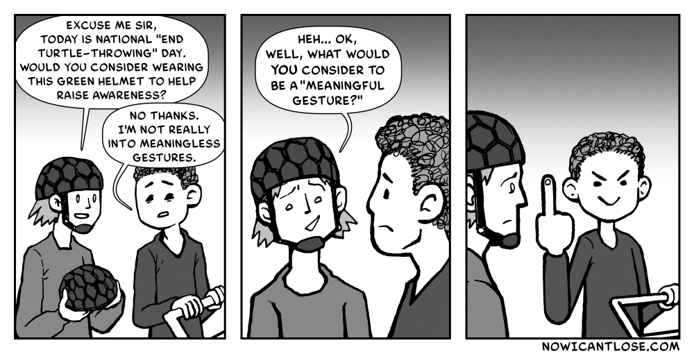 I lived in China long enough to know not to wear a green helmet.