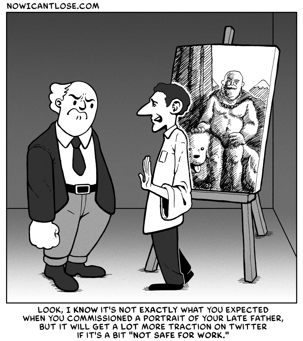 Technically fanart too, so that's going to be a lot of likes and retweets!