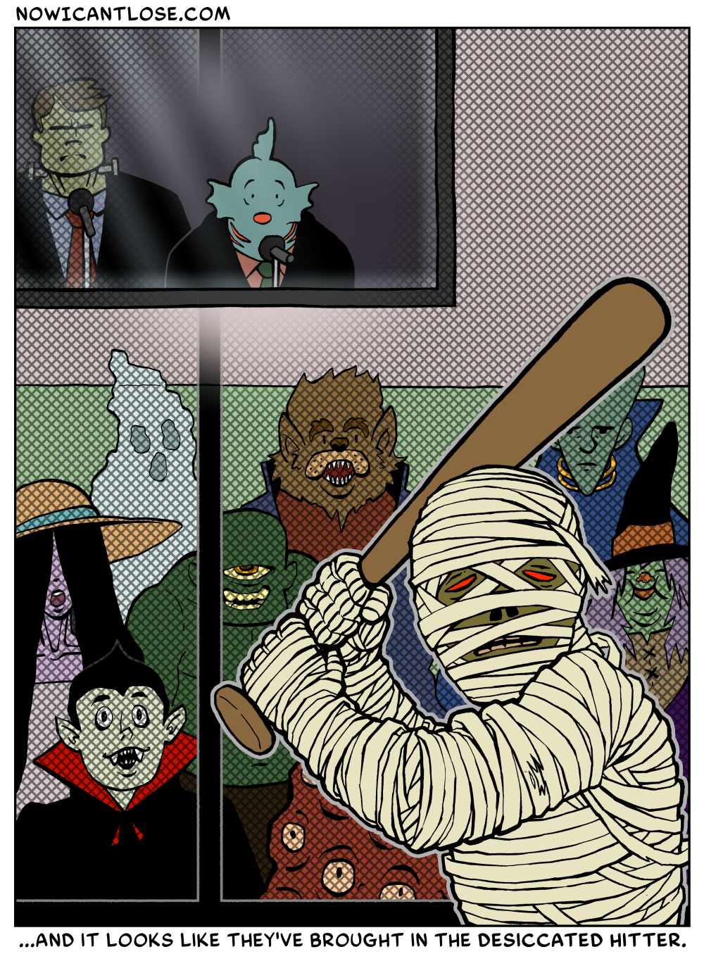 Yes, you're right, I could have done something with the umpire.