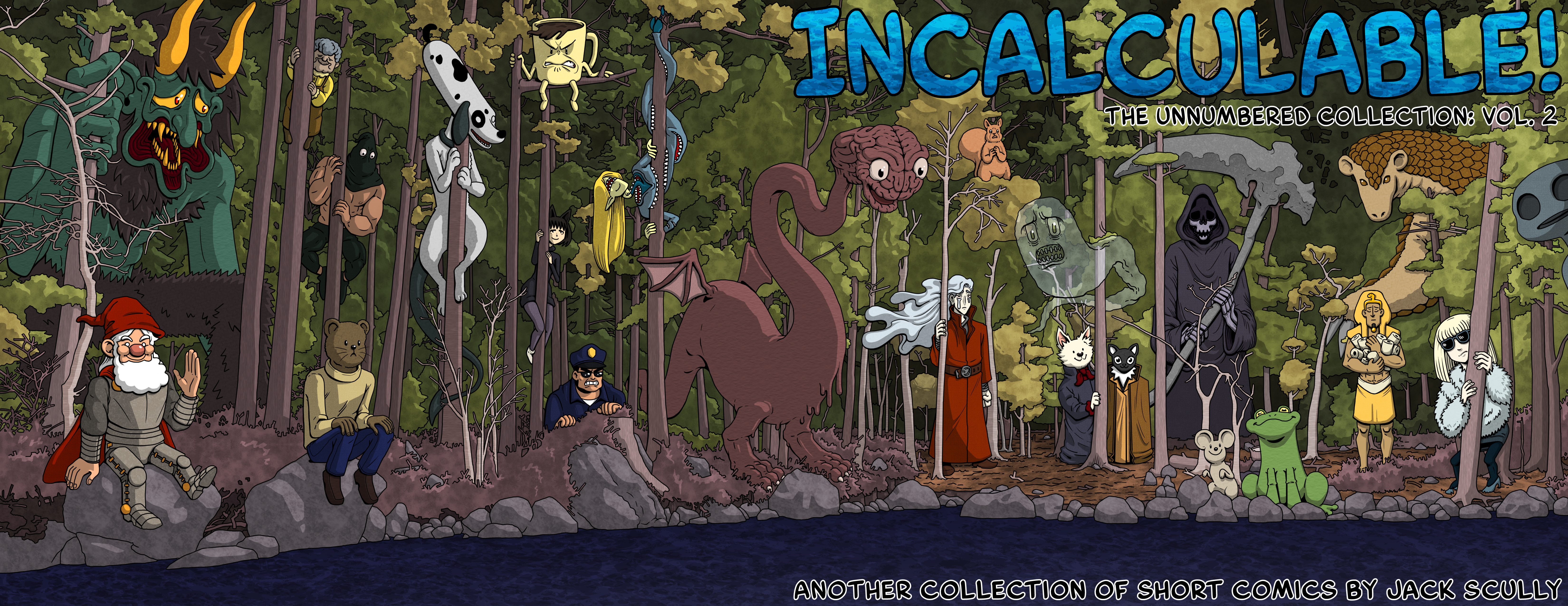 The back and front cover of Incalculable: The Unnumbered Collection Vol. 2