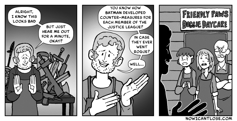 The dogs, or the other employees? You decide!