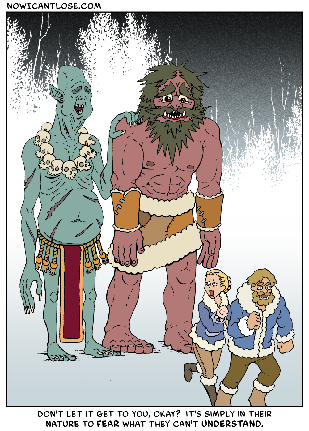 Like, how do you go without shoes in this kind of weather? See? Not knowing is scary!