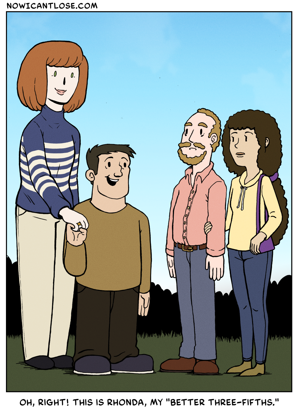 Kind of off-topic, but I think "The Lockhorns" is one of the best newspaper comics still running today.